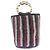 Autre Marque Picca borsa in rafia a righe Multicolore - vista 3