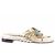 Autre Marque Sandali HOLLYWOULD dorati in pelle D'oro - vista 6