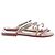 Autre Marque Sandalen mit bunten Strasssteinen Mehrfarben - Ansicht 6