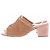 Sandali Schutz in rafia beige - vista 3
