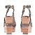 Alaïa Sandali con zeppa a fiori Beige - vista 7