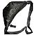 Lemaire Borsa a Spalla in Pelle Nera Lucida Nero