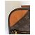 Louis Vuitton Keepall 55 Monogram Reisetasche mit Rollen Braun - Ansicht 3