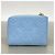 Portafoglio Compatto Louis Vuitton Monogram Empreinte Blu - vista 6