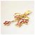 Louis Vuitton Keychain Charm Portefeuille Pampille M91928 Rosso - vista 2