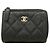 Cartera tri-fold Chanel Matelassé Negro