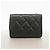 Cartera tri-fold Chanel Matelassé Negro - vista 7