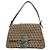 Borsa a mano Fendi Zucchino in nylon e canvas Marrone