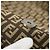 Borsa a mano Fendi Zucchino in nylon e canvas Marrone - vista 6