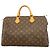 Bolso Louis Vuitton Monogram Speedy 35 Castaño