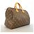 Bolso Louis Vuitton Monogram Speedy 35 Castaño - vista 2