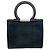 Borsa in pelle Gancini Salvatore Ferragamo Nero