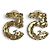 Orecchini Chanel B23S Coco Mark 5 Motif Nero D'oro - vista 3