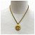 Collana con pendente dorato Vintage Coco Mark di CHANEL D'oro - vista 2