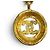 Collana con pendente dorato Vintage Coco Mark di CHANEL D'oro - vista 3