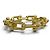 Autre Marque Tiffany HardWear Microlink Ring Golden - Ansicht 3