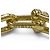 Autre Marque Tiffany HardWear Microlink Ring Golden - Ansicht 6