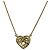 Autre Marque Collana Tiffany & Co. in oro giallo con motivo a cuore in diamanti D'oro