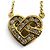 Autre Marque Collana Tiffany & Co. in oro giallo con motivo a cuore in diamanti D'oro - vista 4