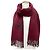 Hermès Estola de cashmere Hermes Preto Bordeaux - vista 2