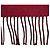 Hermès Estola de cashmere Hermes Preto Bordeaux - vista 6