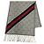 Stola Gucci in lana e alpaca grigia Marrone