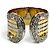 Cartier 750 Diamant Double C Dreifarbiger Ring Golden