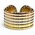Cartier 750 Diamant Double C Dreifarbiger Ring Golden - Ansicht 3