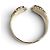 Cartier 750 Diamant Double C Dreifarbiger Ring Golden - Ansicht 4