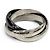 Cartier 750 Trinity Triple Ceramic Band Ring Golden - Ansicht 2