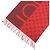 Sciarpa Stole in Cashmere con Frange Louis Vuitton Marrone Rosso - vista 5