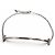 Autre Marque Bracelet chaîne Tiffany AU750 T Smile en or blanc Doré - vue 3