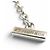 Autre Marque Bracelet chaîne Tiffany AU750 T Smile en or blanc Doré - vue 6