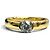 Autre Marque Tiffany & Co. Ring aus Gelbgold und Platin Golden - Ansicht 3
