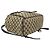 Gucci Abbey GG Canvas Leather Backpack Brown - view 7