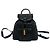 Bamboo GUCCI Vintage Bambus-Leder-Rucksack Schwarz