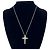 Autre Marque Collana Croce Tiffany Vintage Signature Argento D'oro - vista 2