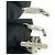 Autre Marque Collana Croce Tiffany Vintage Signature Argento D'oro - vista 3