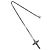 Autre Marque Collana Croce Tiffany Vintage Signature Argento D'oro - vista 6