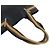 GUCCI Sherry Line Mini-Tote-Tasche aus Leder Braun Schwarz Beige - Ansicht 4