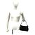 Fendi Zucchino FF Pattern Handtasche Braun Schwarz - Ansicht 2