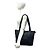 Borsa Tote Chanel Vintage Coco Mark Stitch in pelle caviar Nero - vista 2