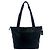 Borsa Tote Chanel Vintage Coco Mark Stitch in pelle caviar Nero - vista 3