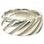 Autre Marque Anello largo vintage con scanalature a spirale Tiffany & Co. Argento - vista 4