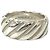 Autre Marque Anello largo vintage con scanalature a spirale Tiffany & Co. Argento - vista 5