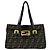 FENDI Vintage Handtasche mit Zucca FF-Muster Braun Schwarz