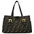 FENDI Vintage Handtasche mit Zucca FF-Muster Braun Schwarz - Ansicht 3