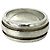 Autre Marque Anello Tiffany Vintage Grooved Double Line Band Ring Argento - vista 5
