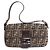 FENDI Zucca Baguette Schultertasche Braun