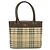 Borsa Burberry Nova Check Marrone - vista 2